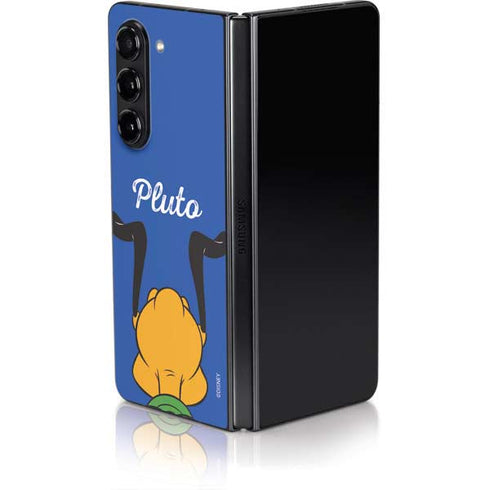Disney Friends Pluto Backwards Galaxy Z Fold5 5G Skin